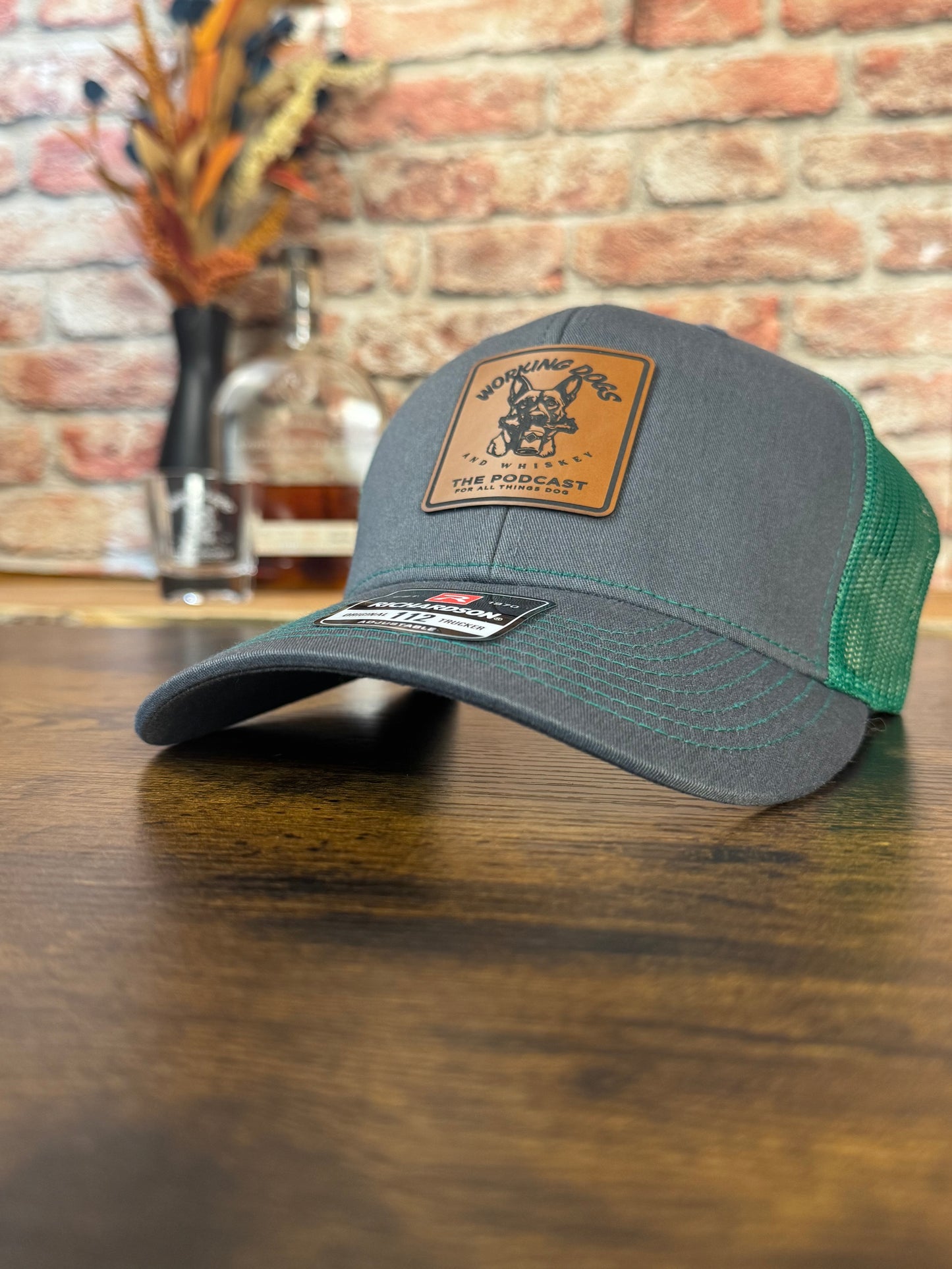 Working Dog and Whiskey Hat