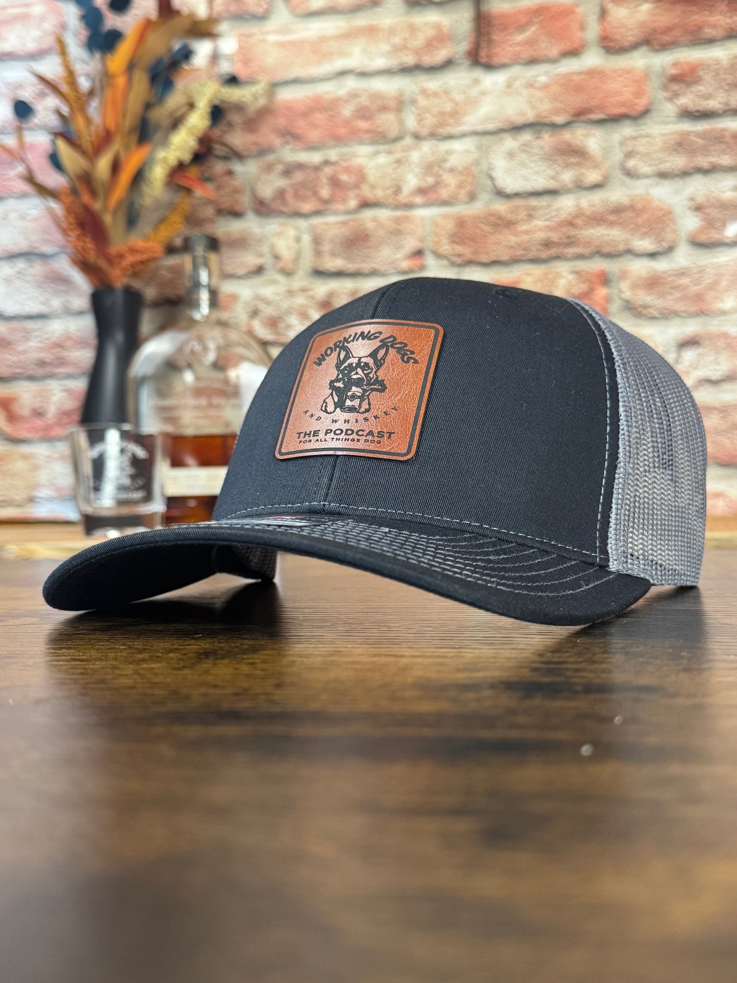 Working Dog and Whiskey Hat