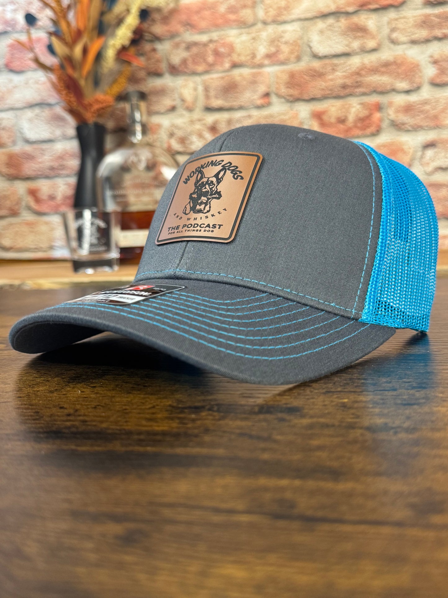 Working Dog and Whiskey Hat
