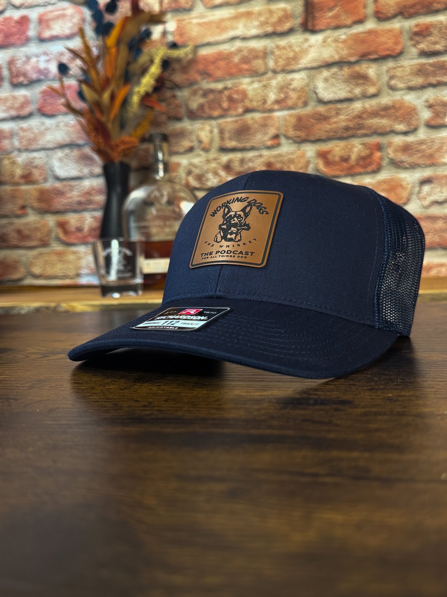 Working Dog and Whiskey Hat