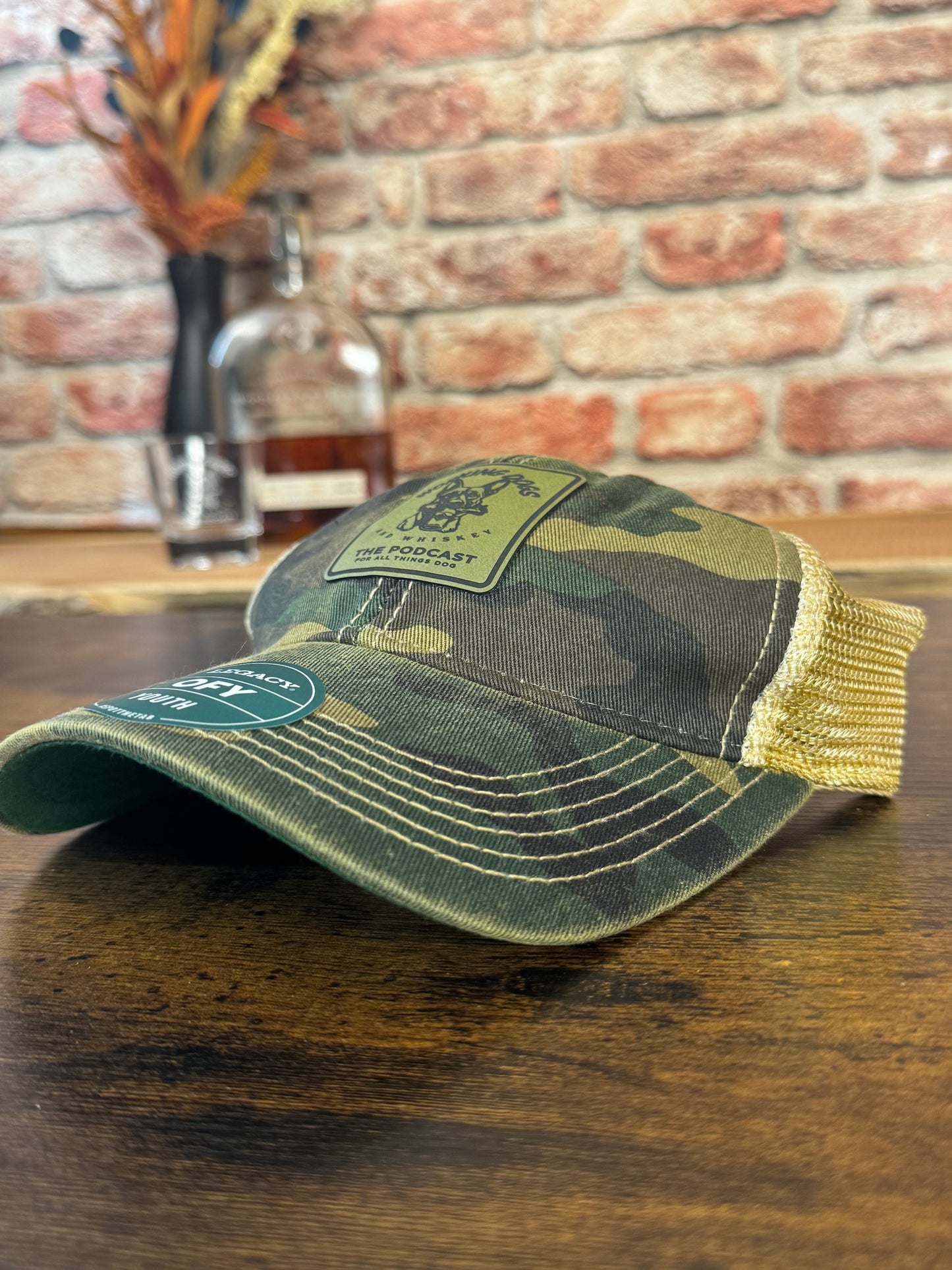 Working Dog and Whiskey Hat