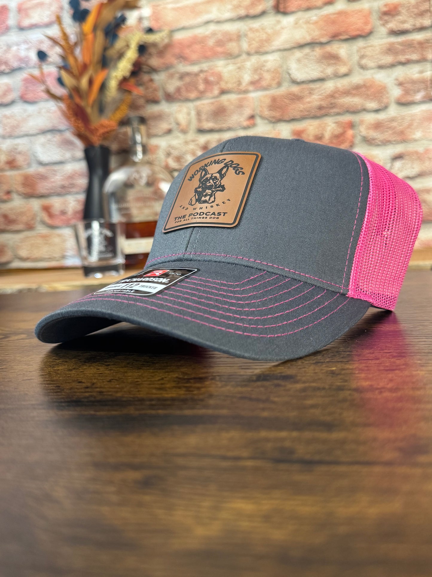 Working Dog and Whiskey Hat