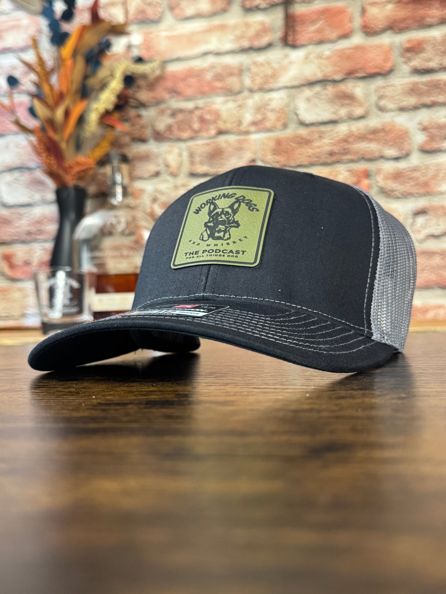 Working Dog and Whiskey Hat